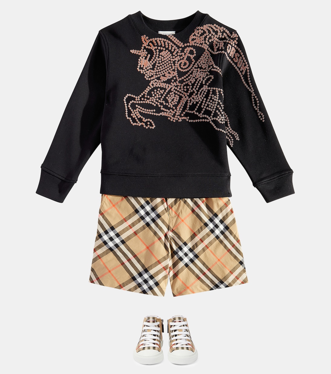 Felpa EKD in jersey di cotone | Burberry Kids