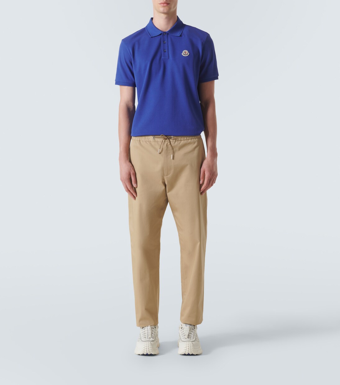 Polo en coton à logo | Moncler