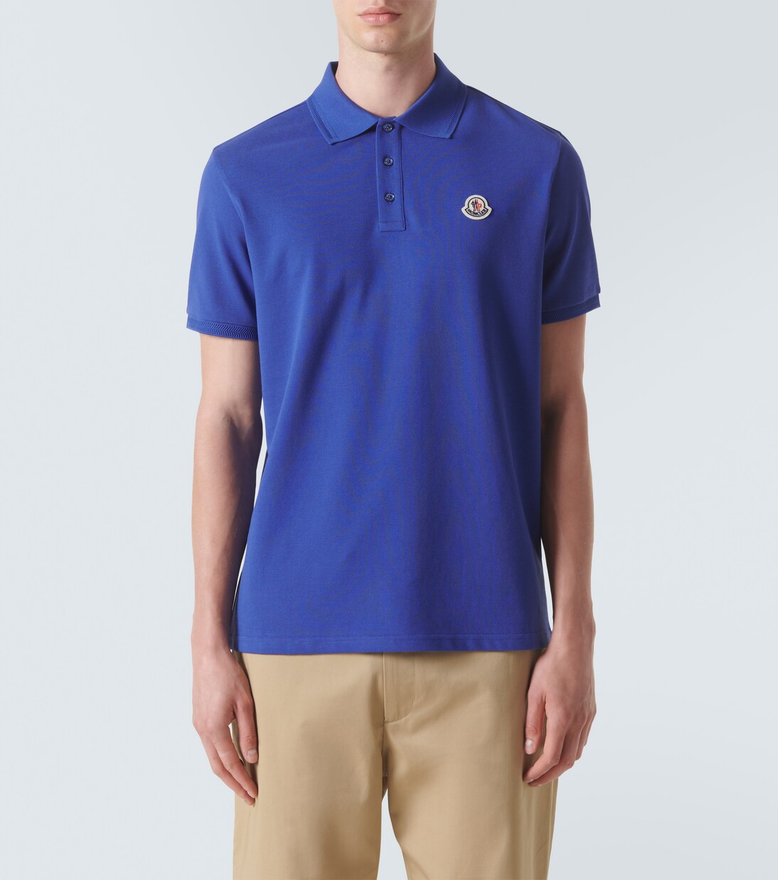 Polo en coton à logo | Moncler