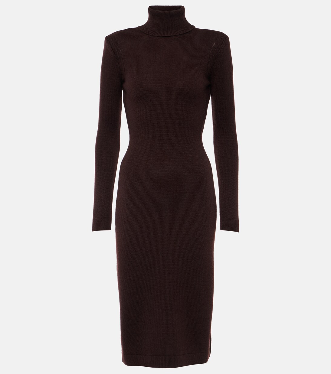 Robe midi à col roulé en cachemire | Tom Ford