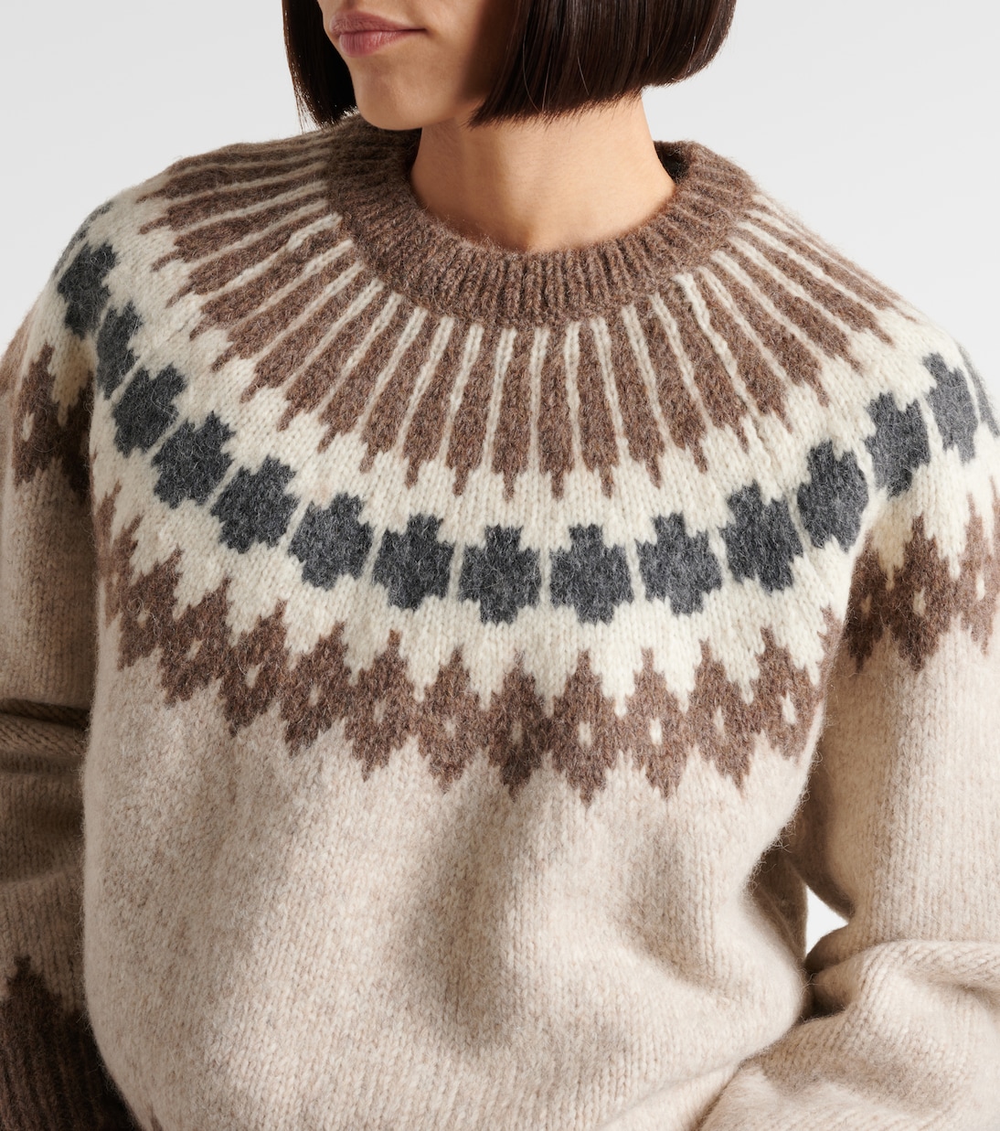 Pull Alena en alpaga mélangé | Nili Lotan