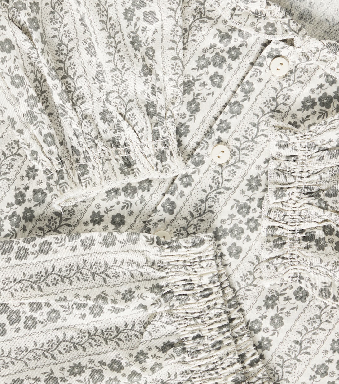 Vines printed ruffed pajamas | Rylee + Cru