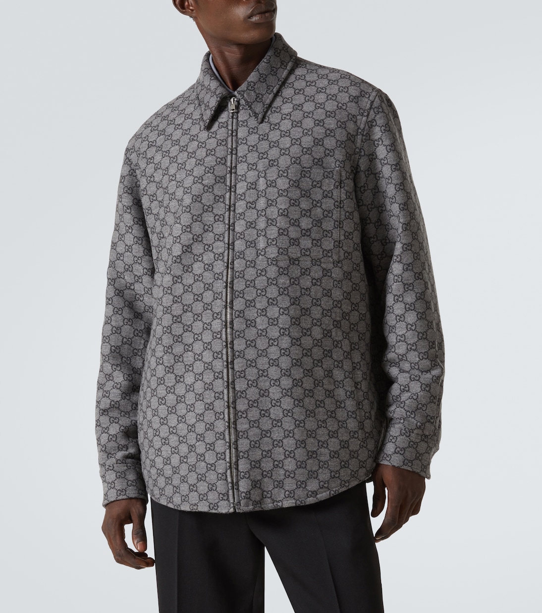 Hemdjacke GG aus Flanell | Gucci