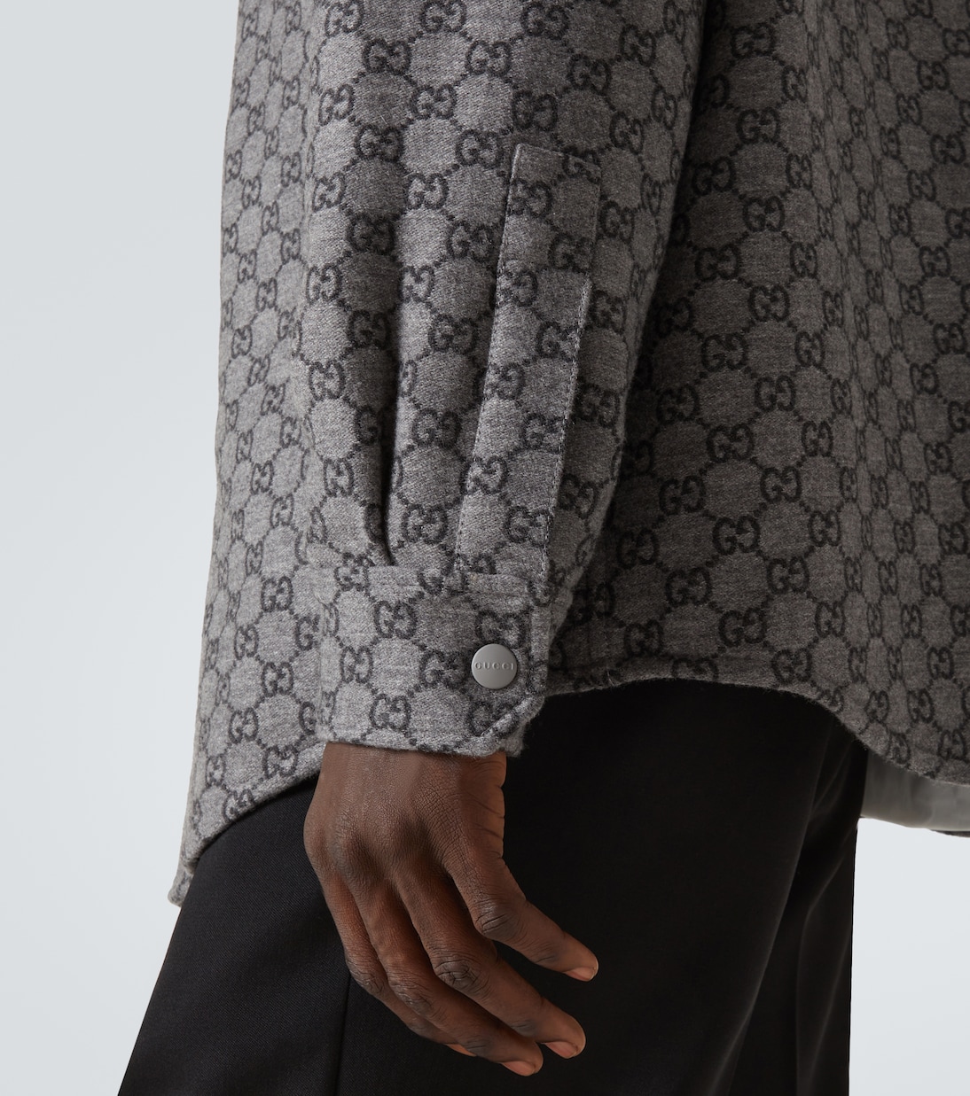 Hemdjacke GG aus Flanell | Gucci