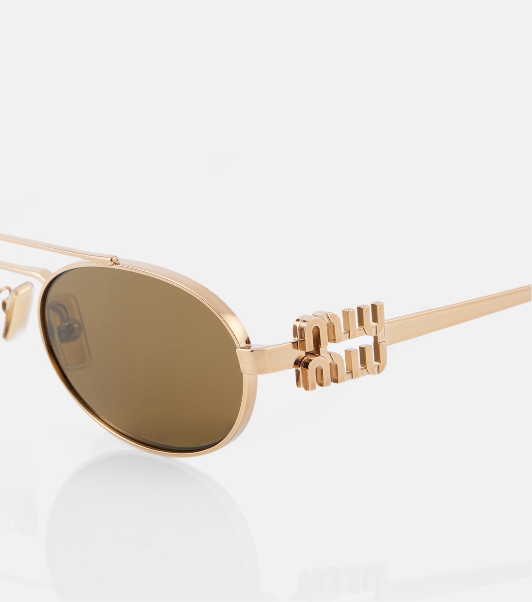 Ovale Sonnenbrille | Miu Miu