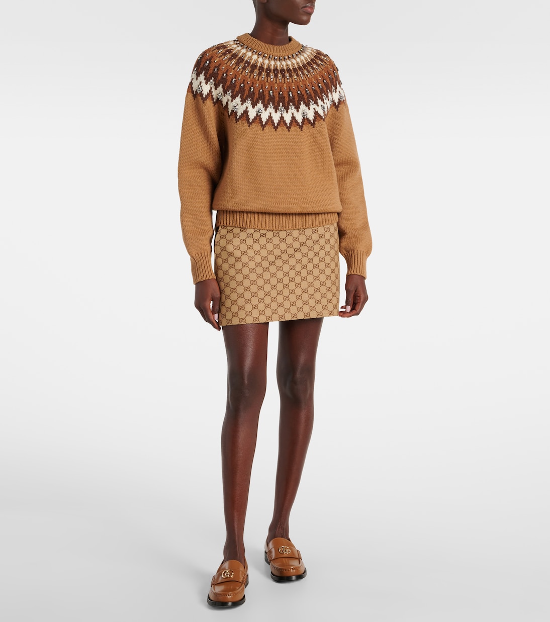 Loafers Double G aus Leder | Gucci