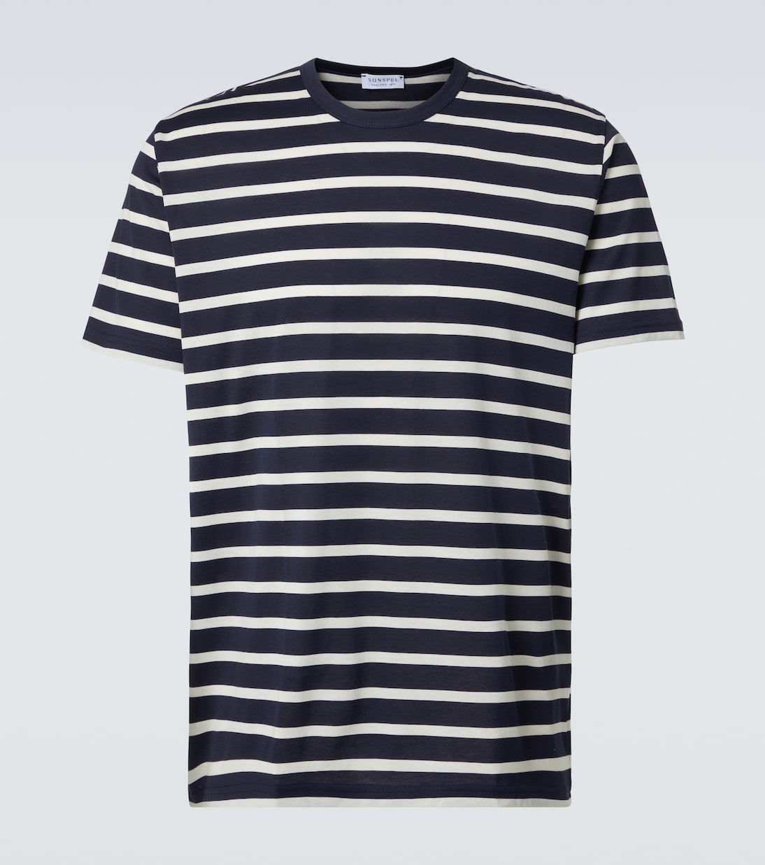 T-shirt Classic in cotone a righe | Sunspel