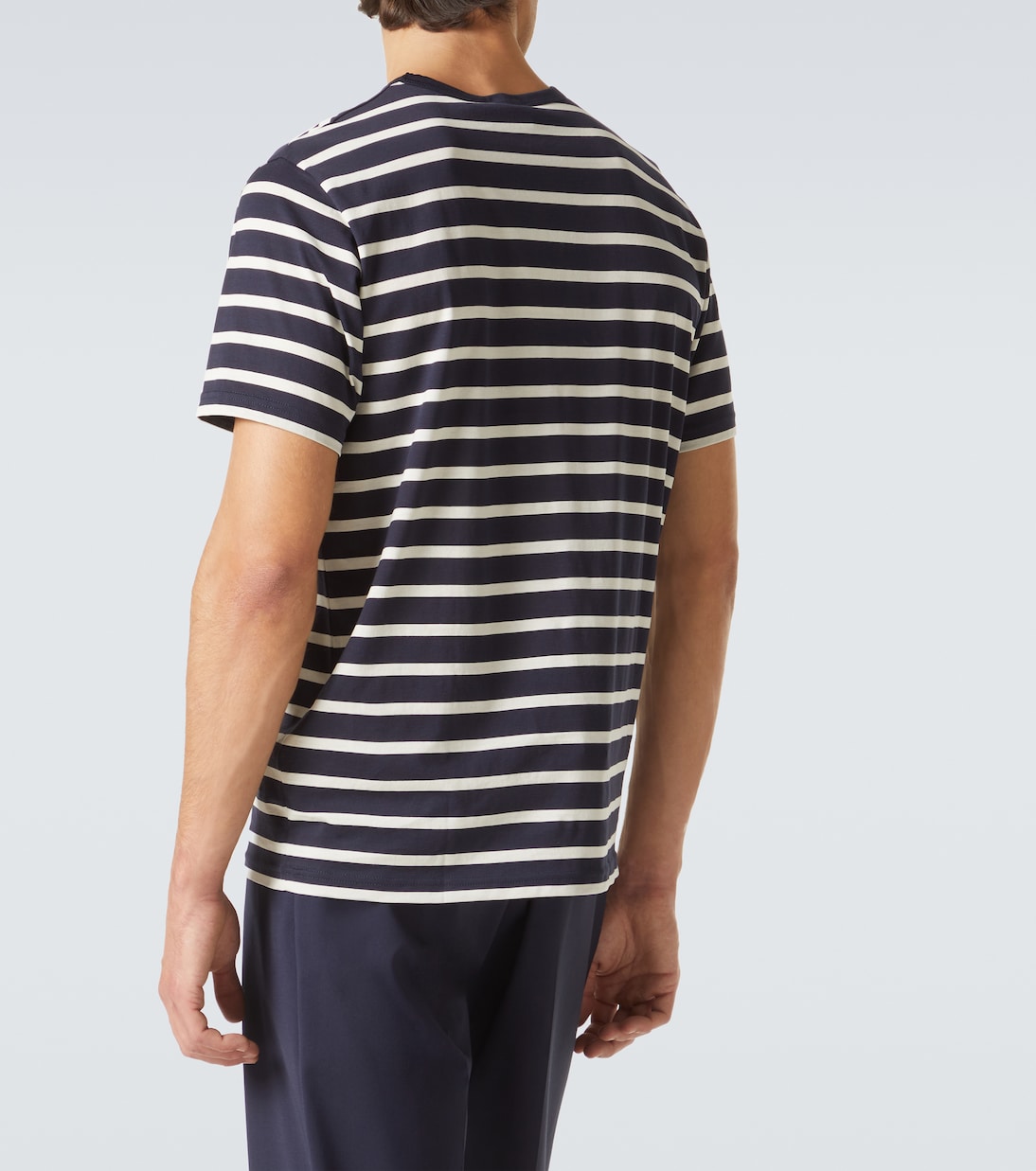 T-shirt Classic in cotone a righe | Sunspel