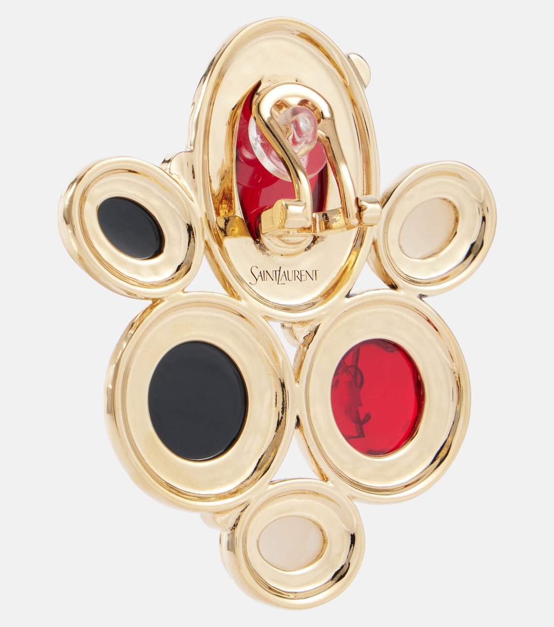 Boucles d’oreilles clip Cassandre à ornements | Saint Laurent