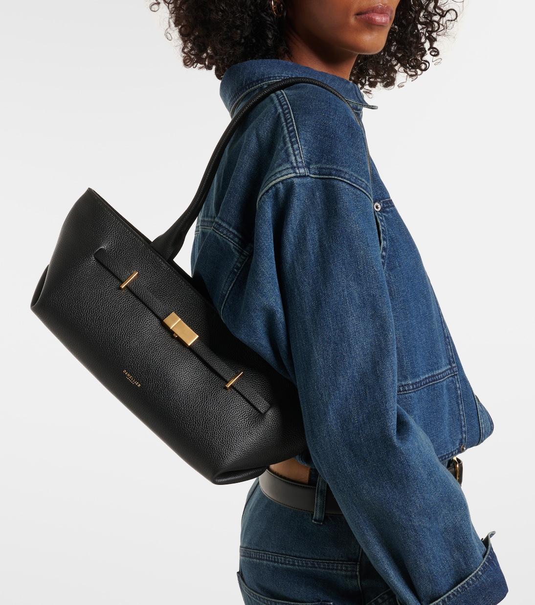 Schultertasche New York Small aus Leder | DeMellier
