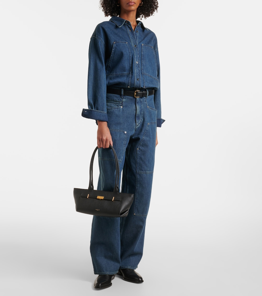 Schultertasche New York Small aus Leder | DeMellier