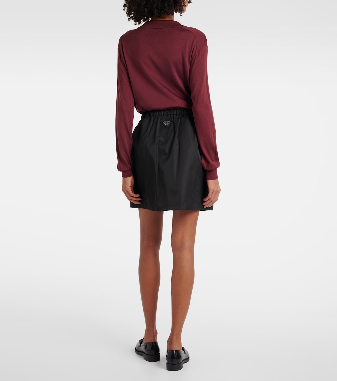Minifalda de Re-Nylon | Prada