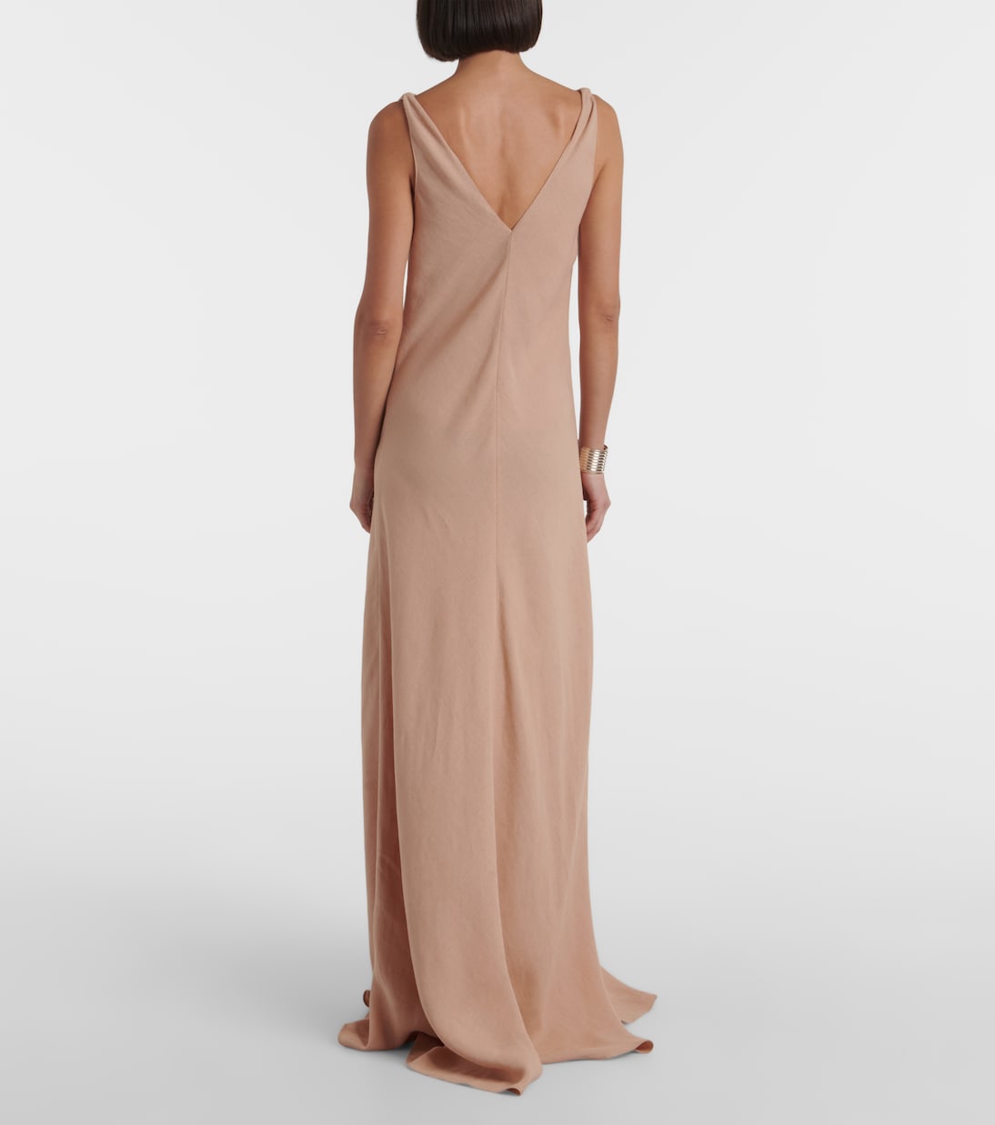 Callie linen crêpe maxi dress | Loro Piana