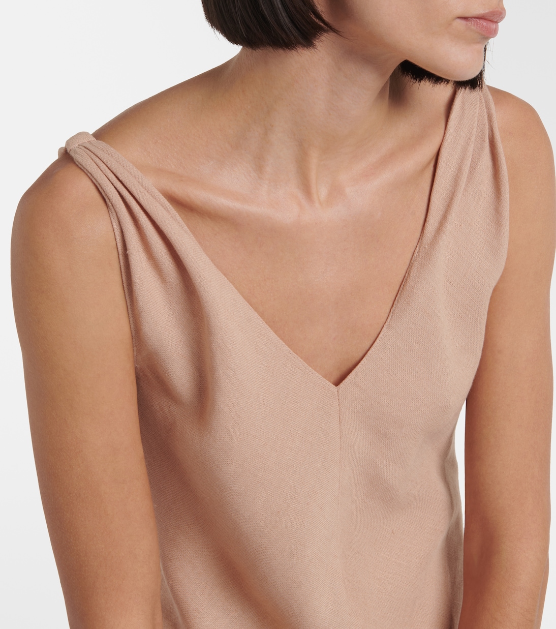 Callie linen crêpe maxi dress | Loro Piana