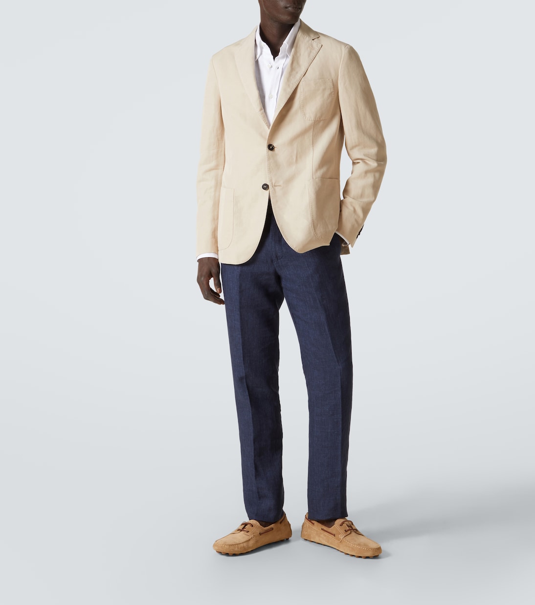 Blazer in lino e cotone | Incotex