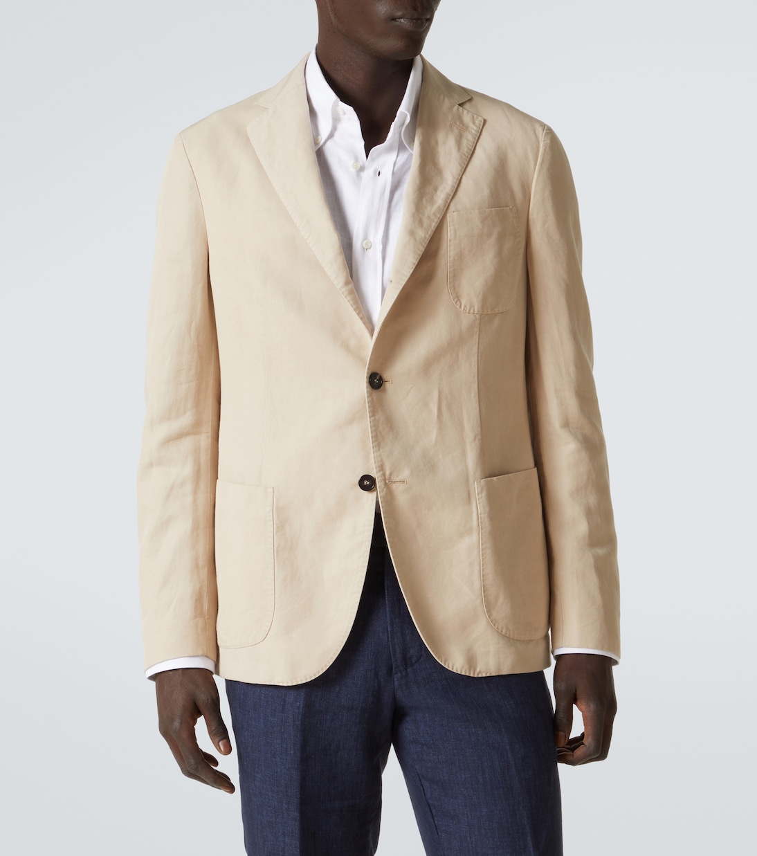 Blazer in lino e cotone | Incotex