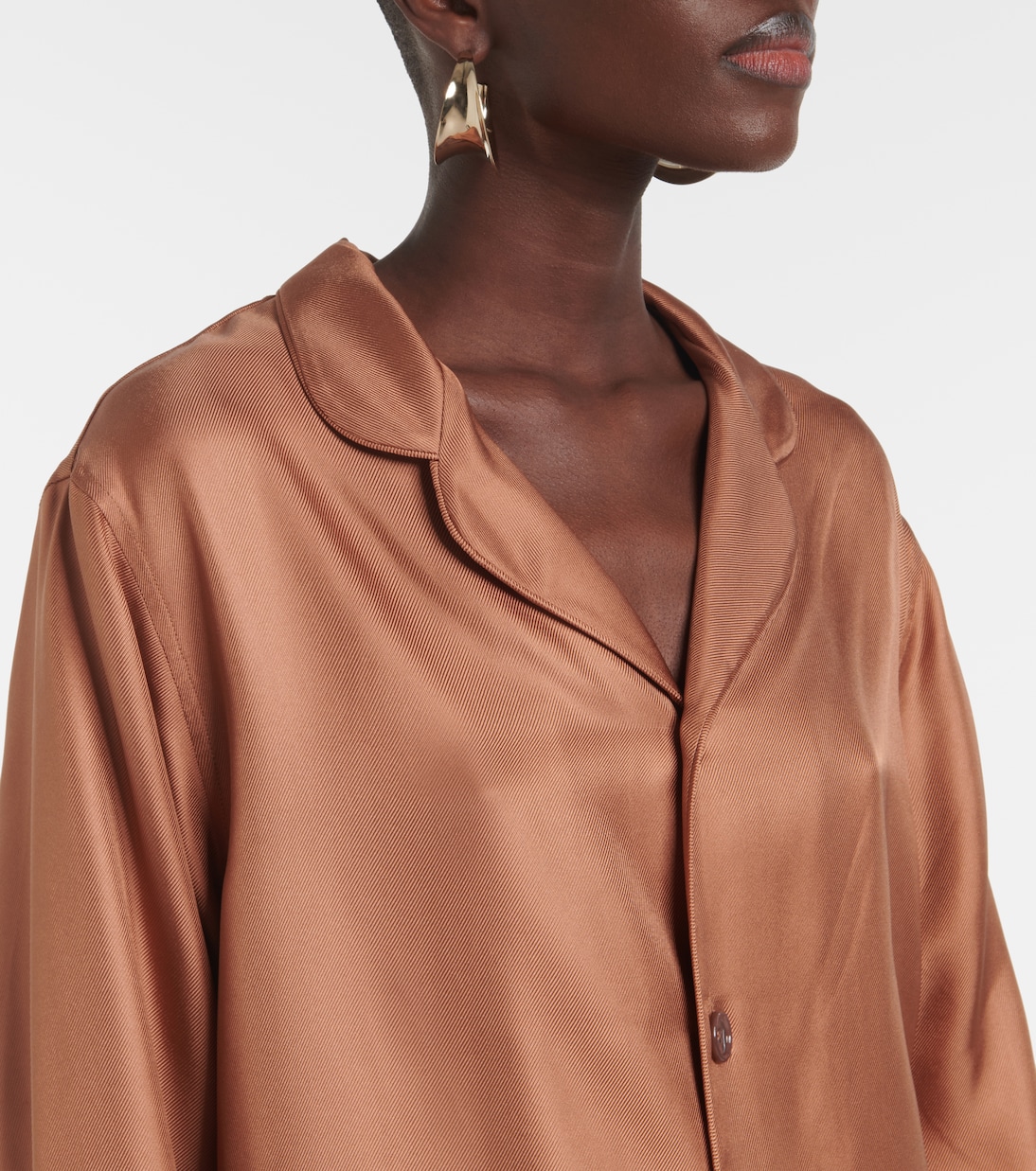 Camicia in twill di seta | Tom Ford