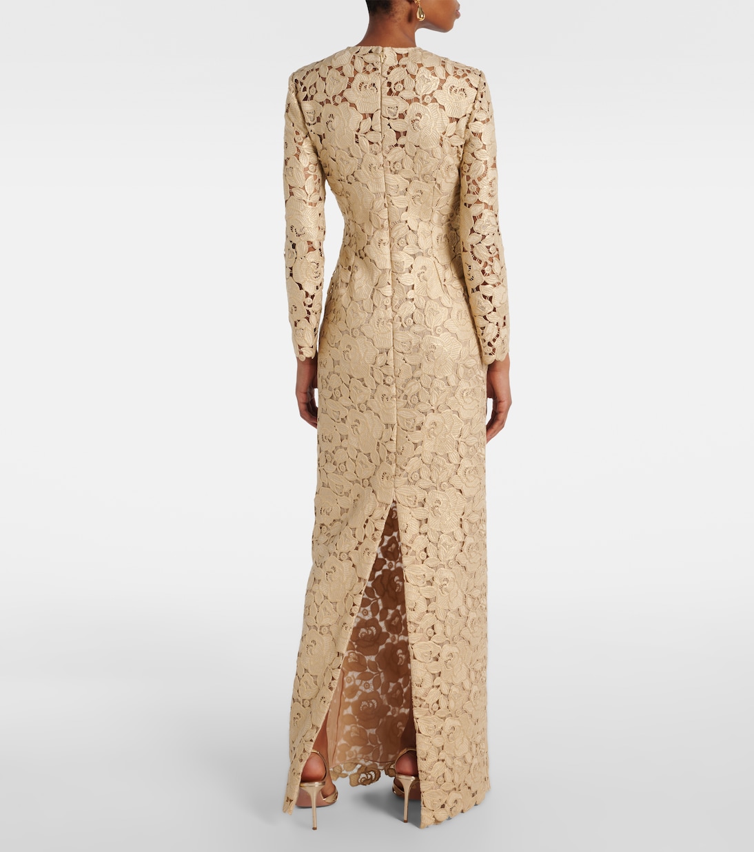 Abito lungo in pizzo | Oscar de la Renta