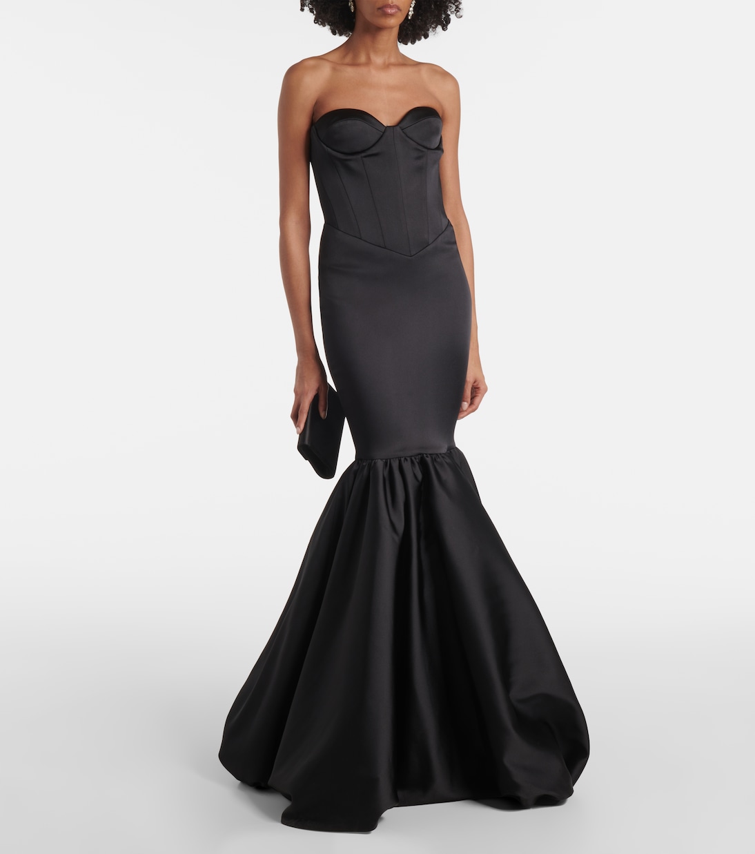 Robe Inara aus Satin | The New Arrivals Ilkyaz Ozel