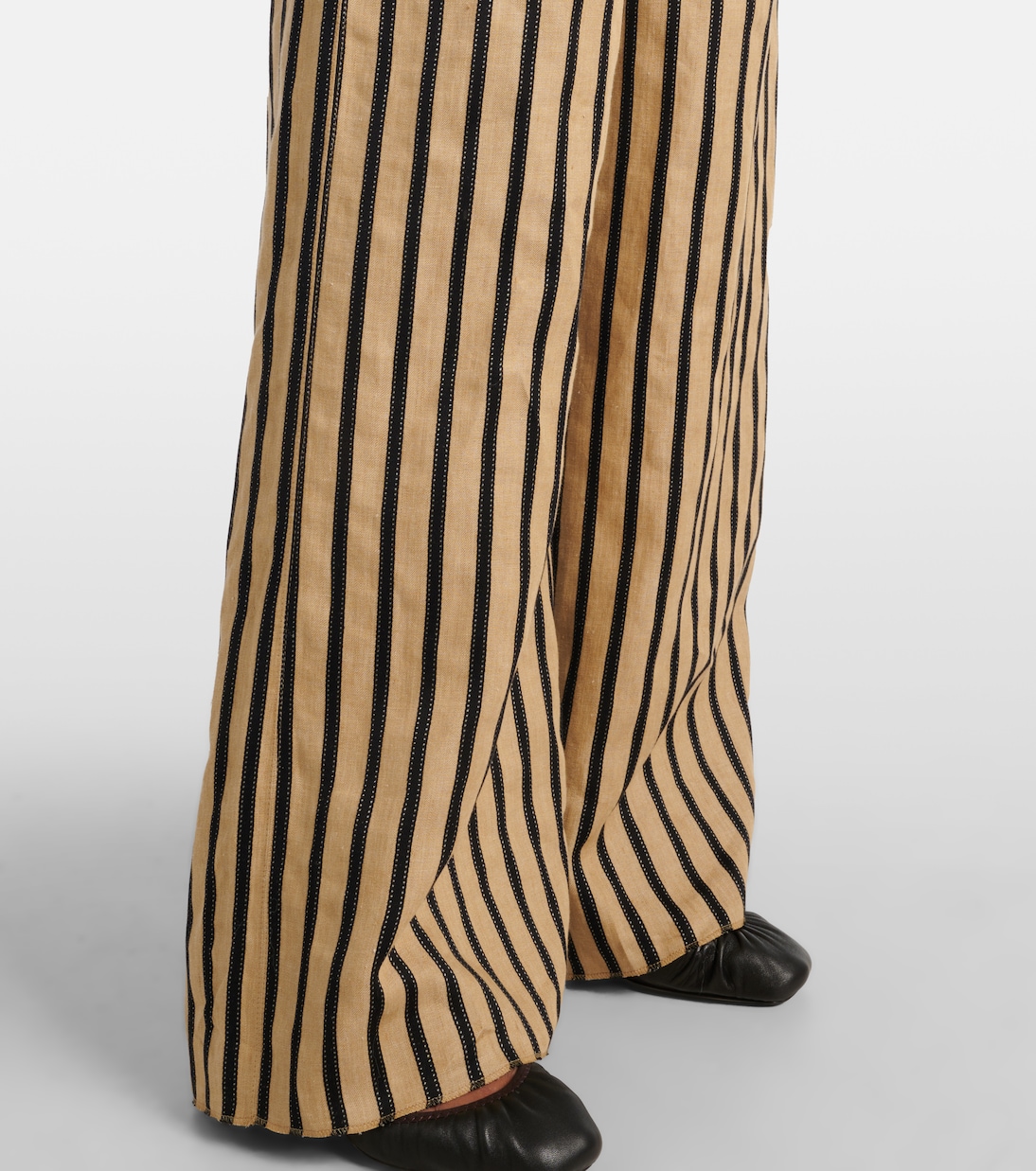 Pantalon ample Cestino en lin et coton mélangés | Max Mara