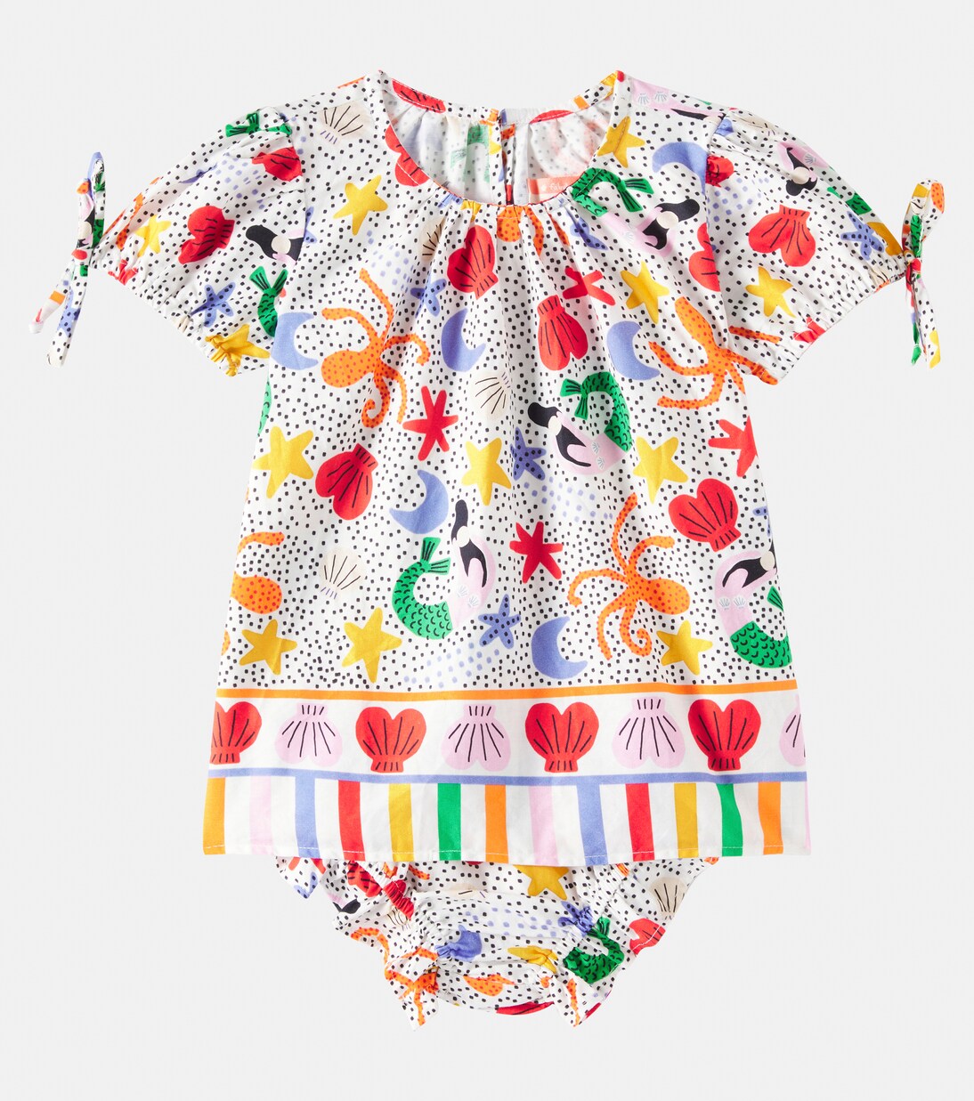 Baby - Abito e culottes in cotone | Fábula