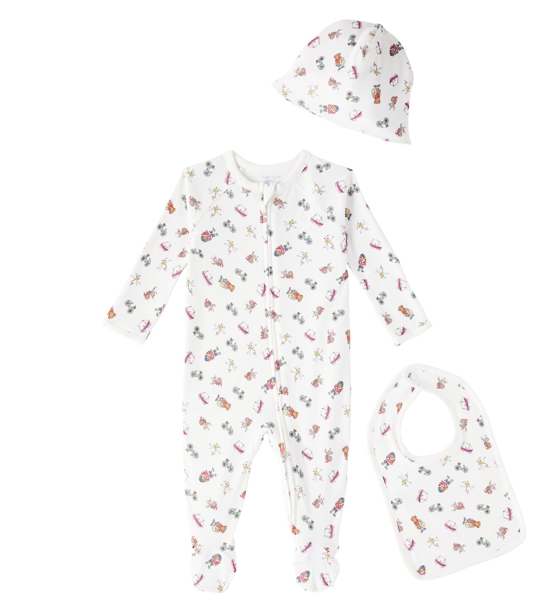 Baby Set aus Strampler, Mütze und Lätzchen | Polo Ralph Lauren Kids