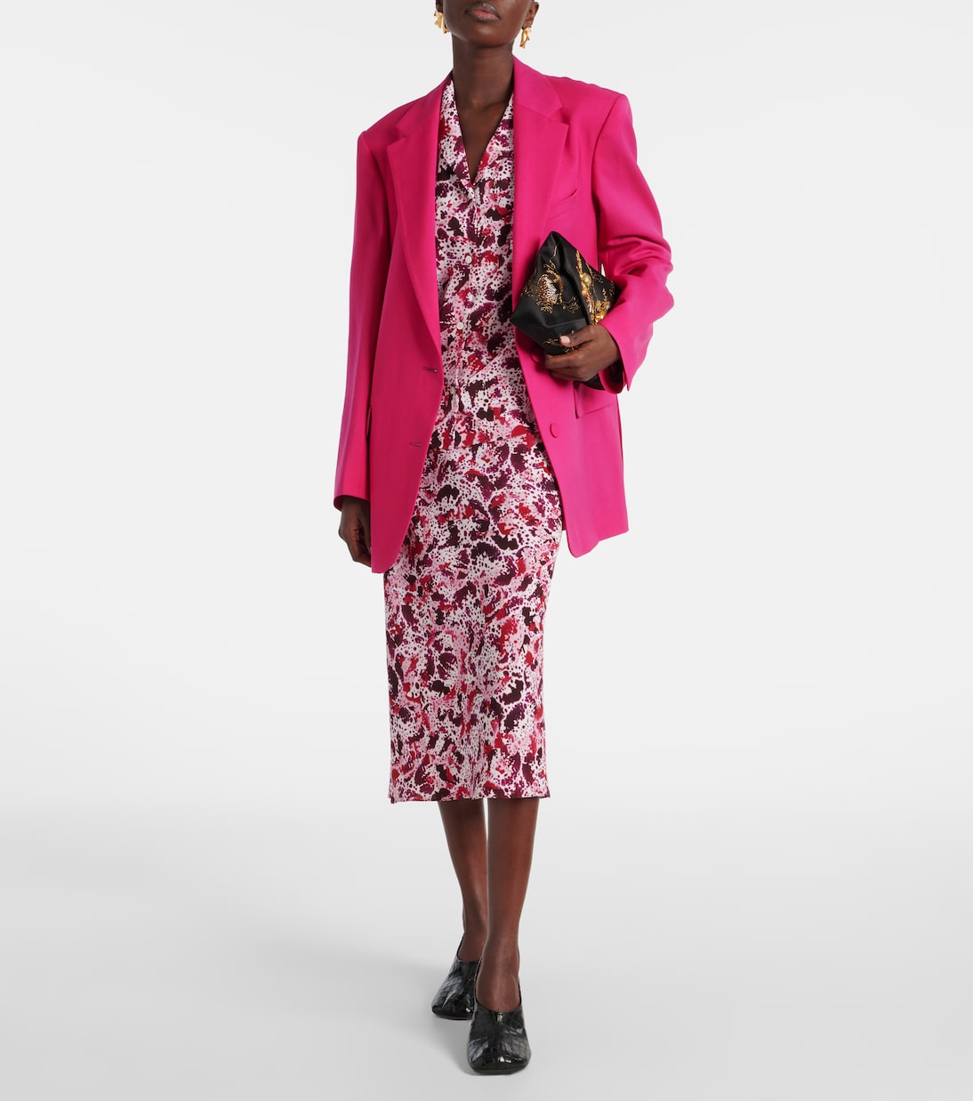 Jupe crayon à fleurs | Dries Van Noten