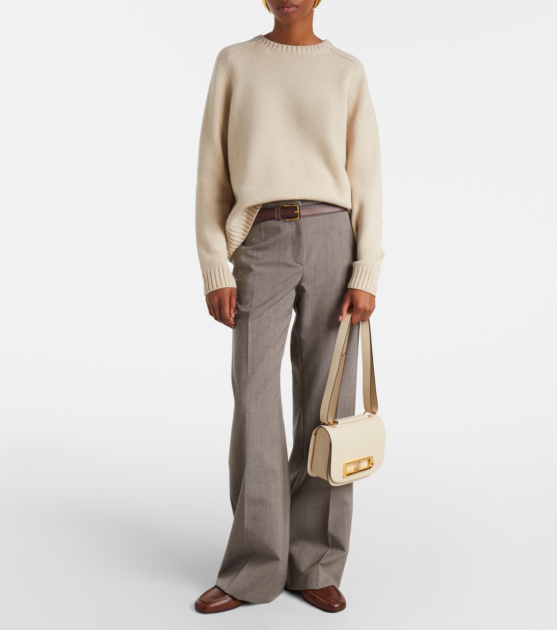 Schultertasche Lingot aus Leder | Delvaux