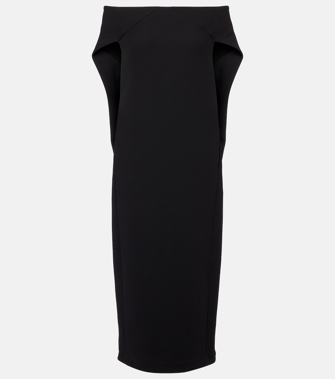 Robe midi Anitas en laine mélangée | The Row