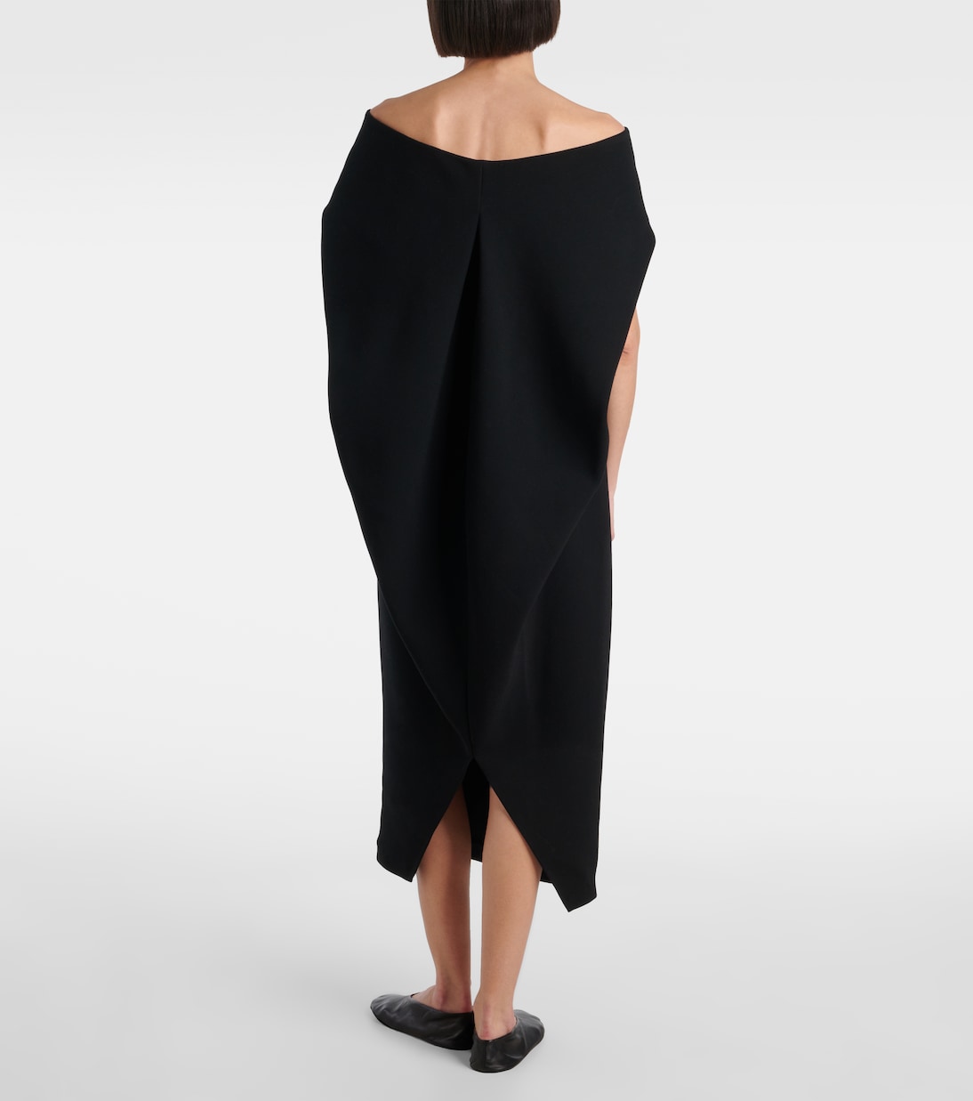 Robe midi Anitas en laine mélangée | The Row