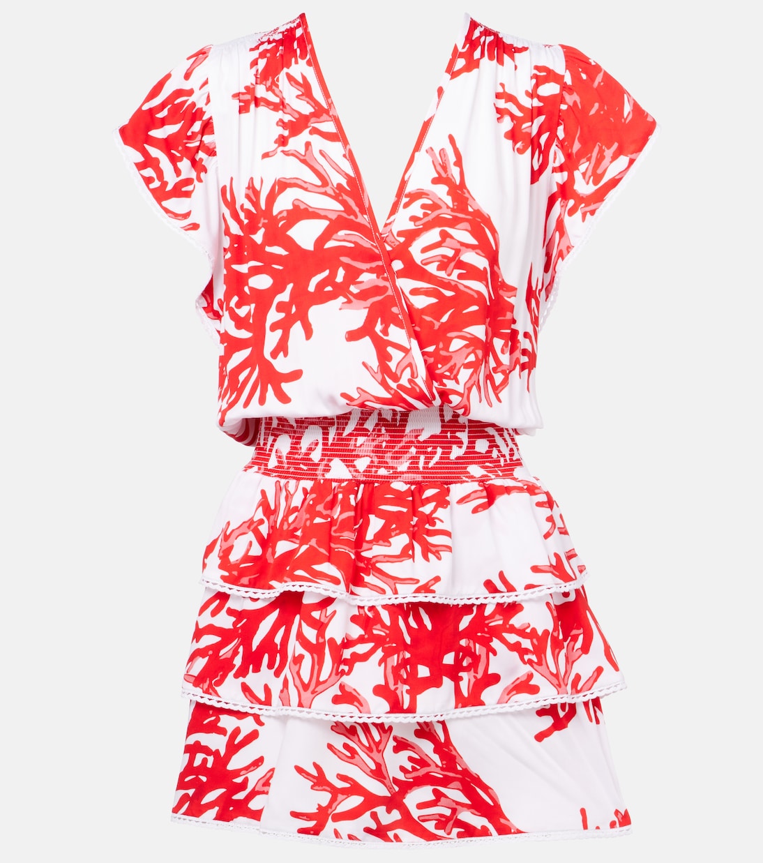 Jess printed tiered minidress | Melissa Odabash