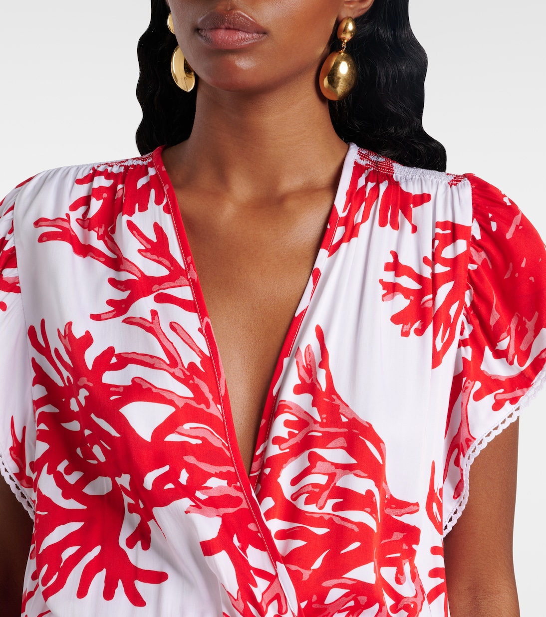 Jess printed tiered minidress | Melissa Odabash