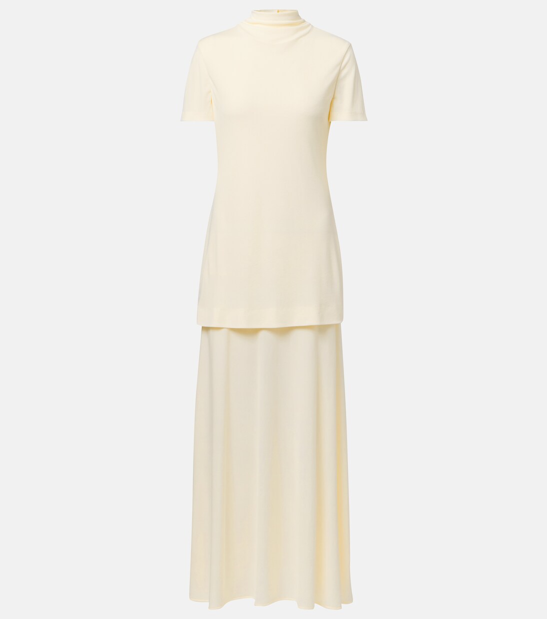 Layered crêpe maxi dress | Jil Sander