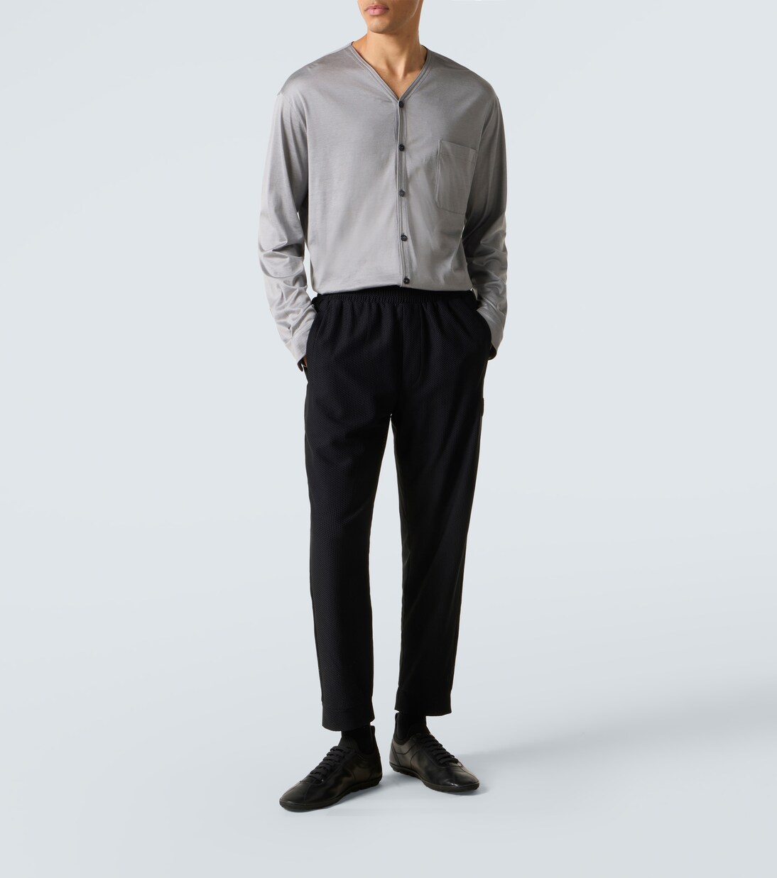 Sneakers aus Leder | Giorgio Armani