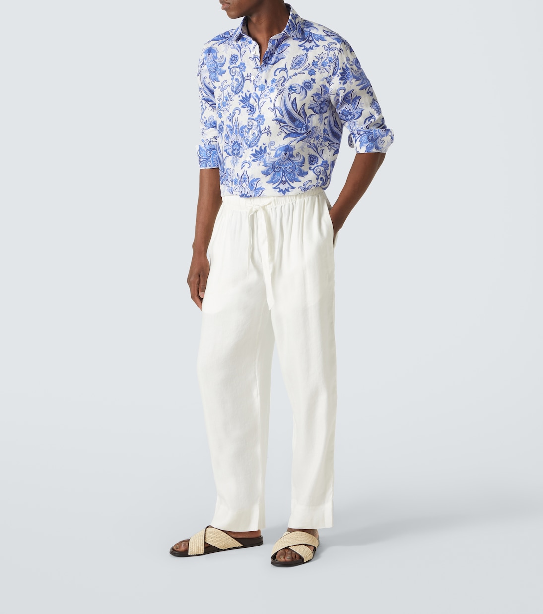 Camisa Roma de lino estampada | Etro