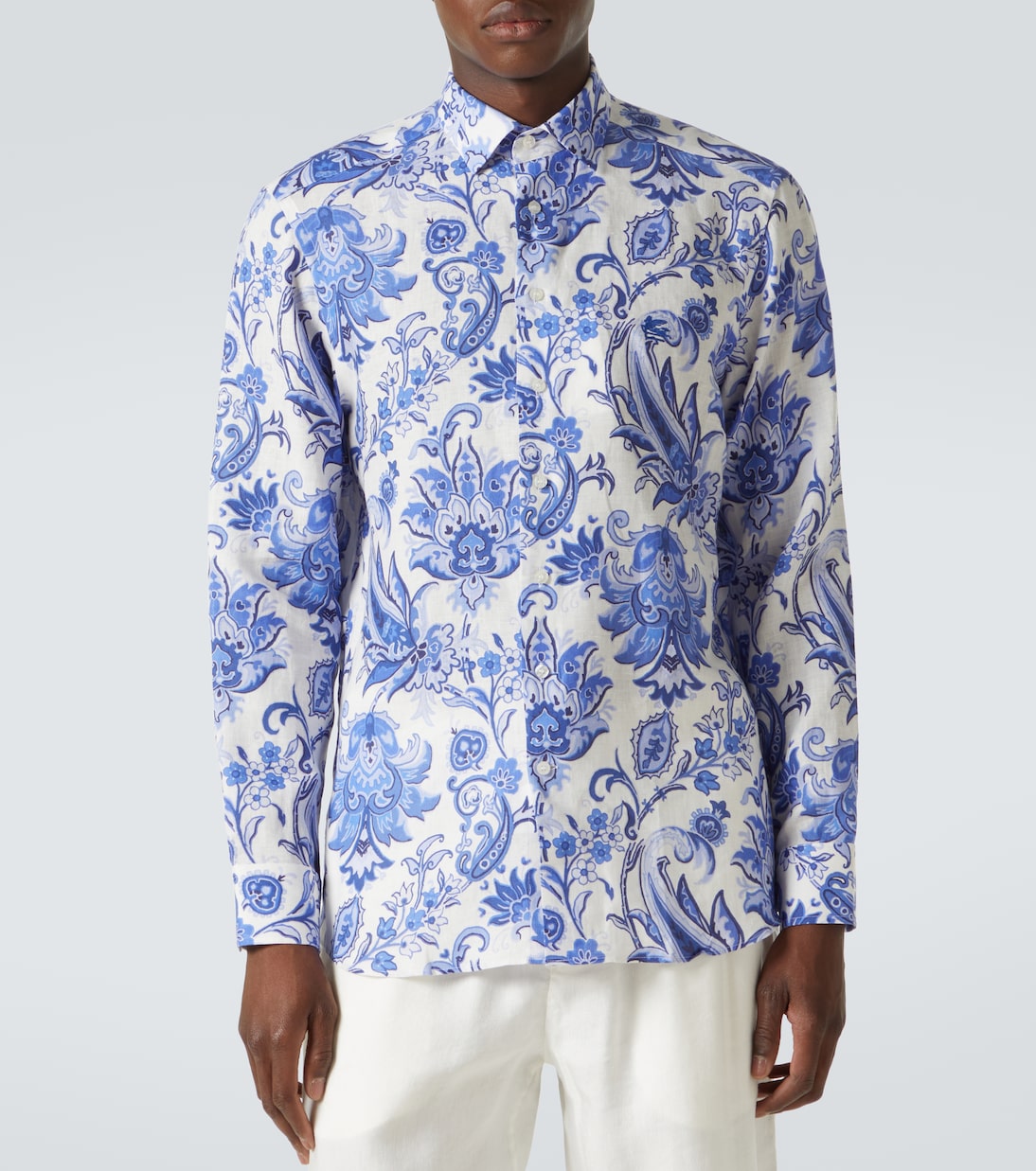 Camisa Roma de lino estampada | Etro