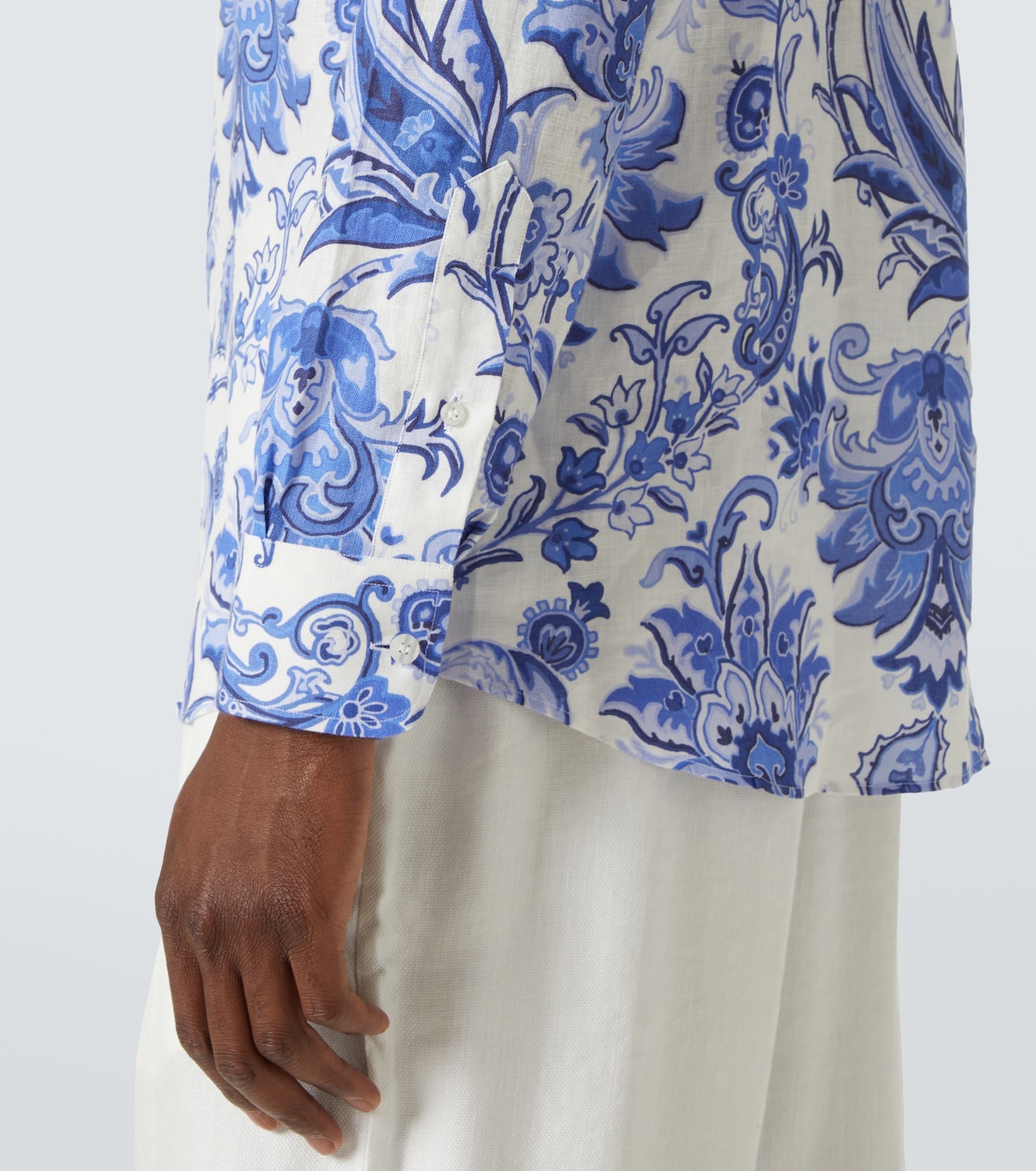 Camisa Roma de lino estampada | Etro
