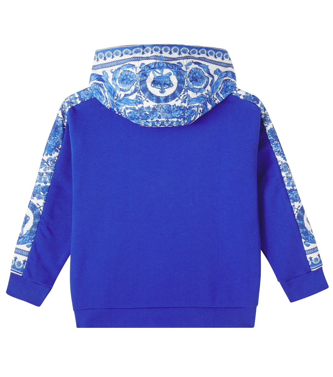 Barocco cotton hoodie | Versace Kids