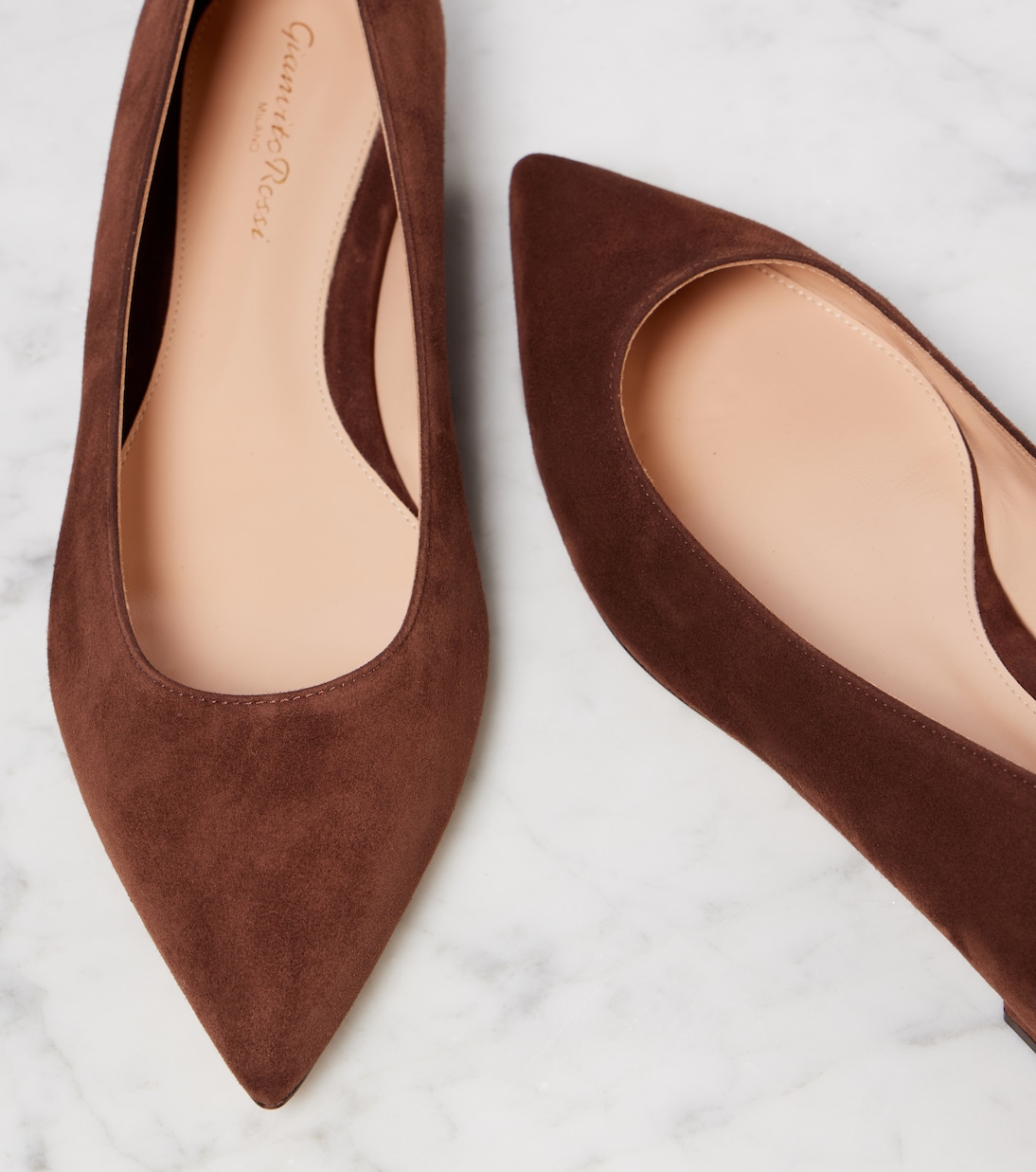 Ballerinas Gianvito aus Veloursleder | Gianvito Rossi