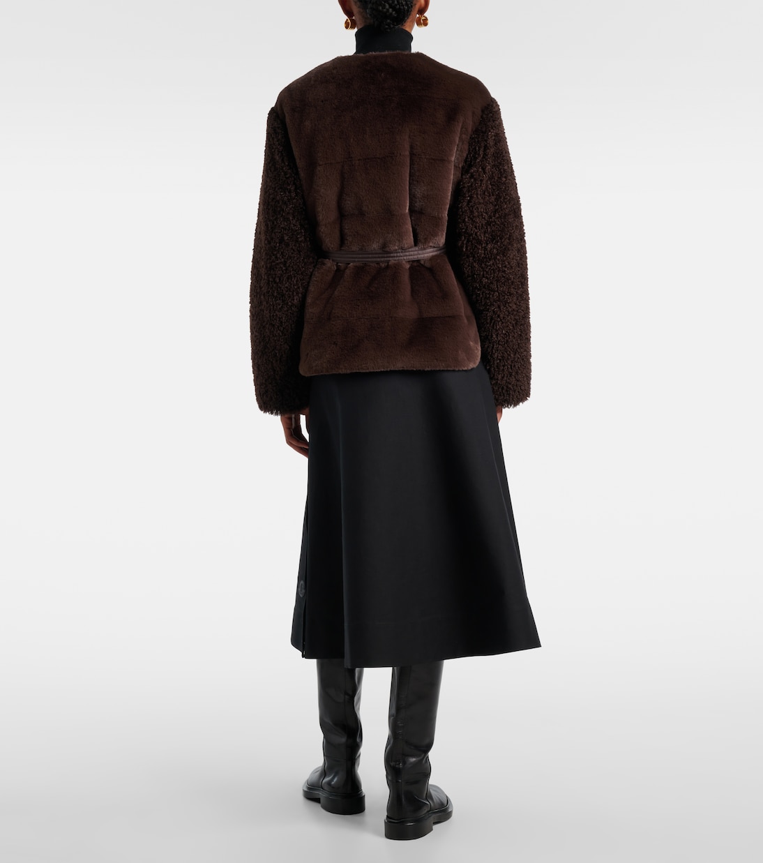 Jouillat faux-fur down jacket | Moncler