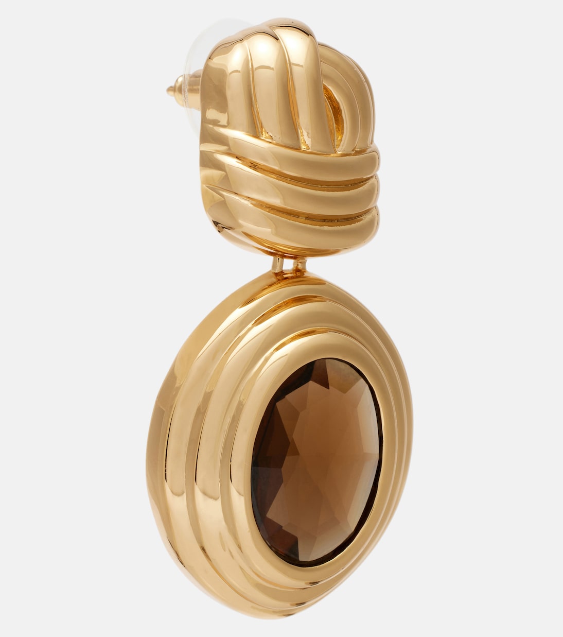 Crystal-embellished drop earrings | Self-Portrait