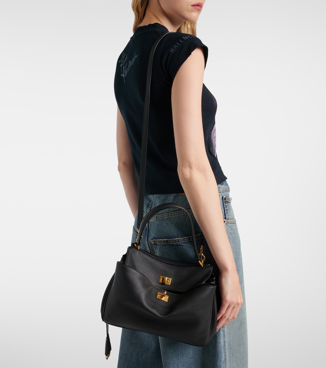 Sac Rodeo Small en cuir | Balenciaga