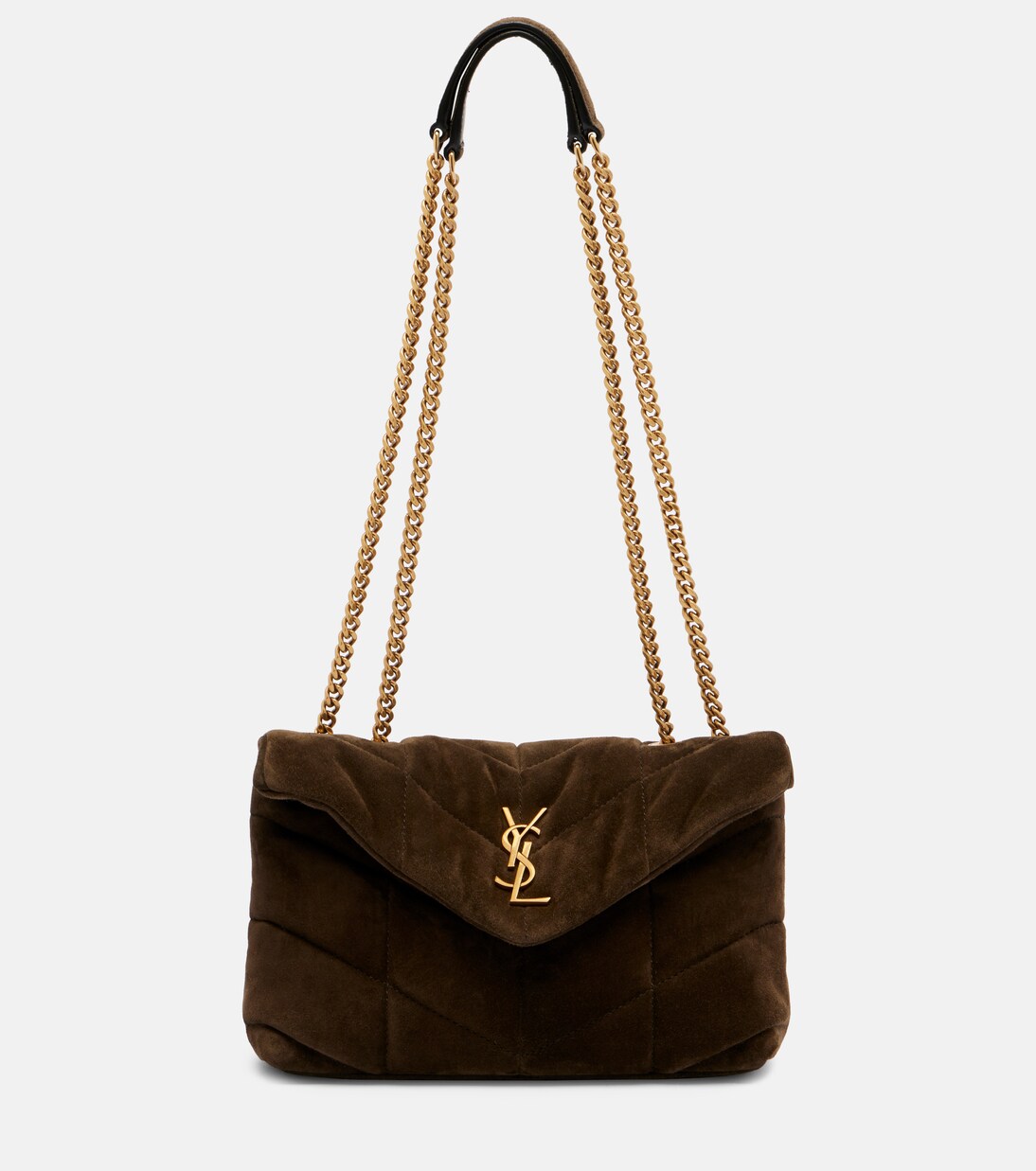 Puffer Toy suede shoulder bag | Saint Laurent