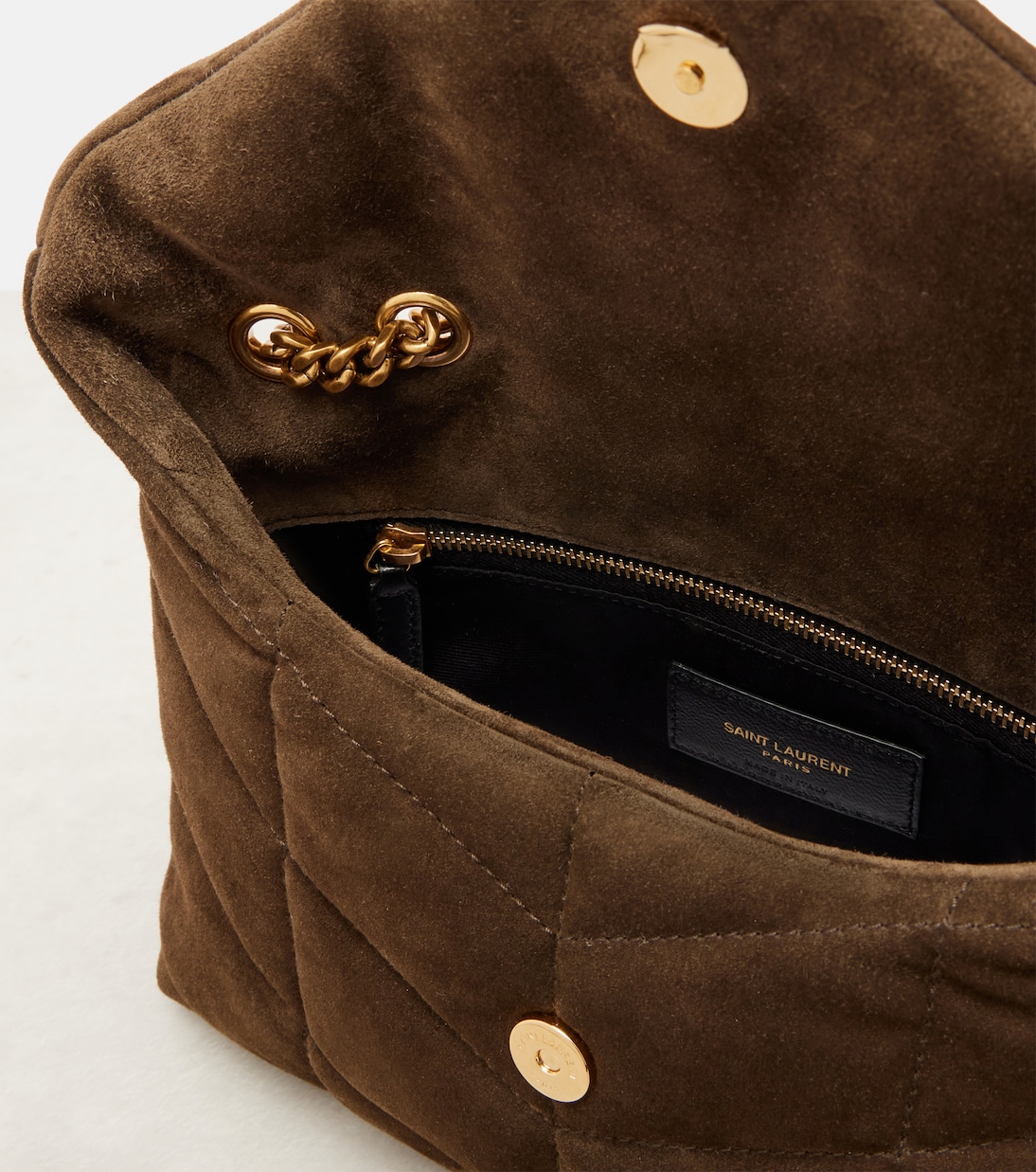 Puffer Toy suede shoulder bag | Saint Laurent