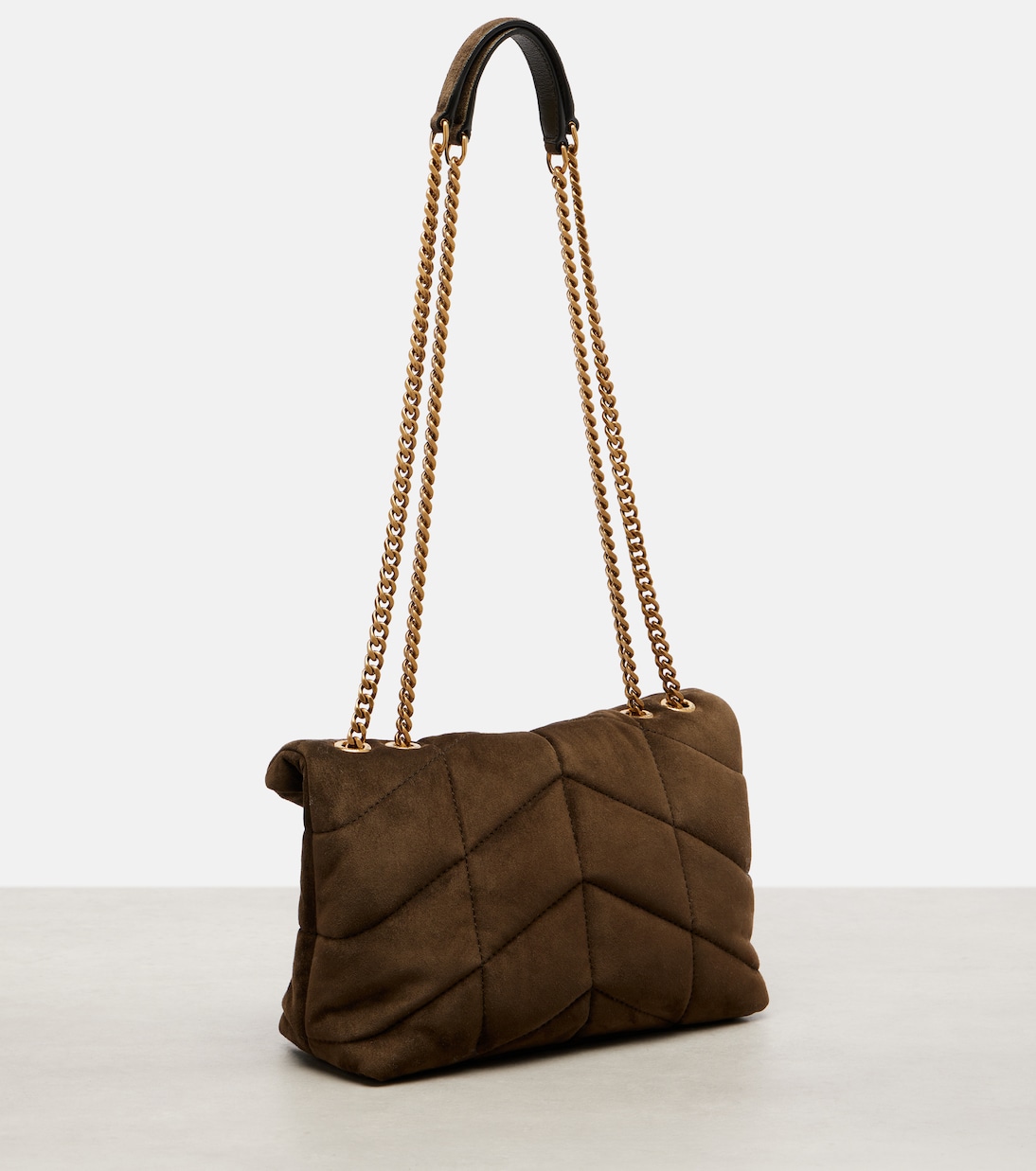 Puffer Toy suede shoulder bag | Saint Laurent