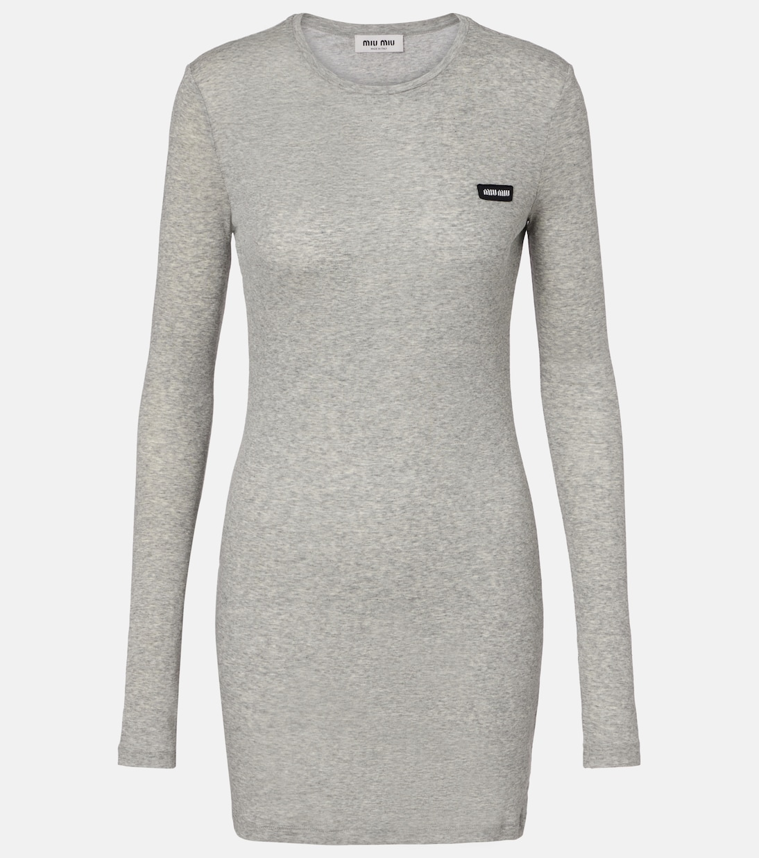 Minikleid aus Baumwoll-Jersey | Miu Miu