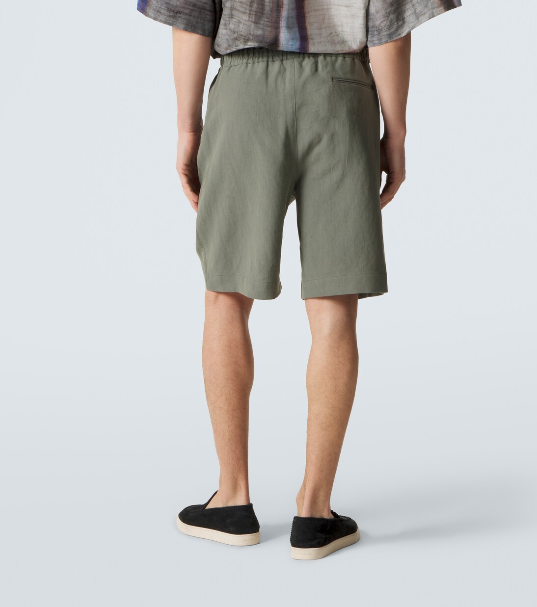 Linen Bermuda shorts | Giorgio Armani