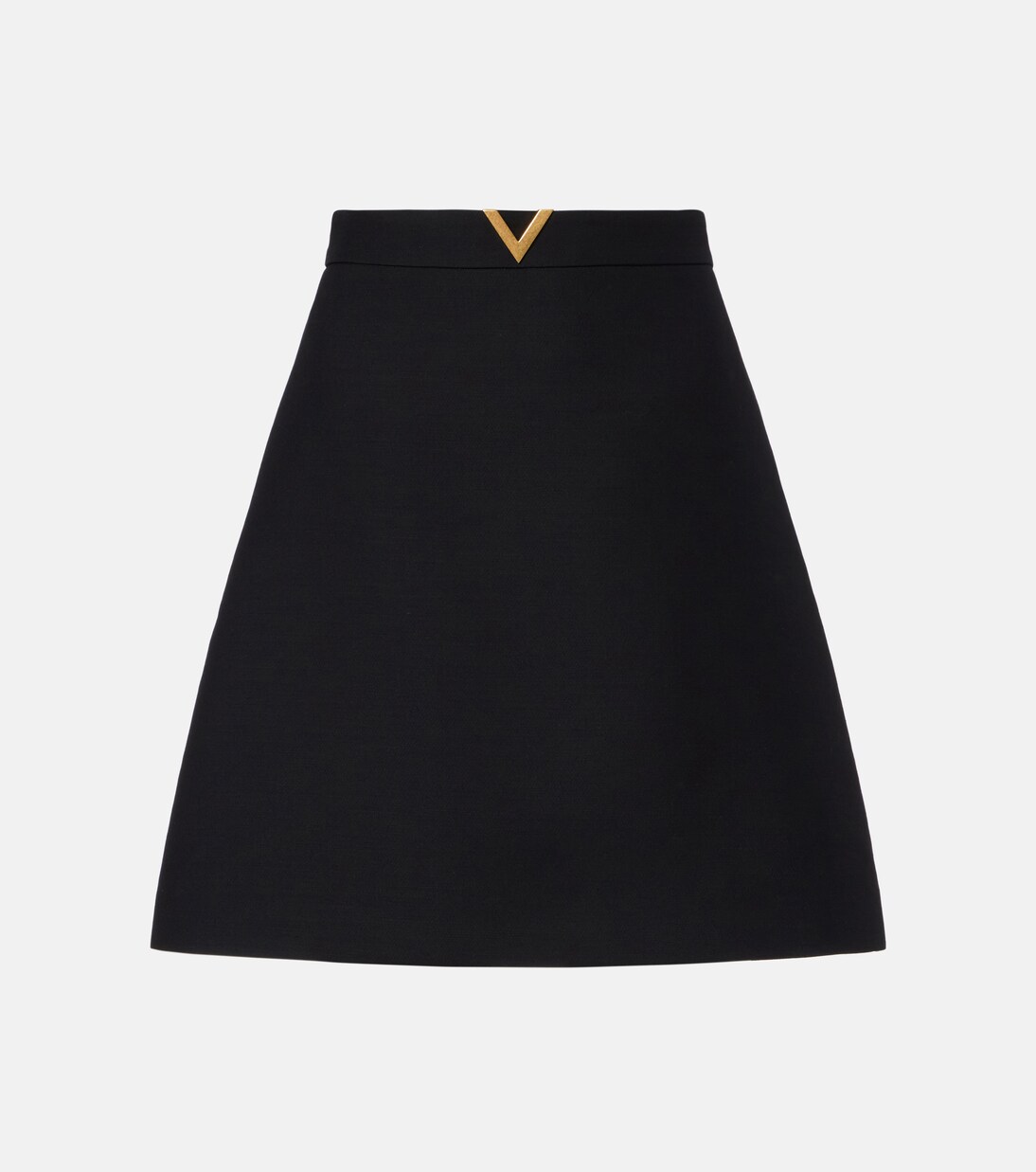 Minirock VGold aus Crepe Couture | Valentino