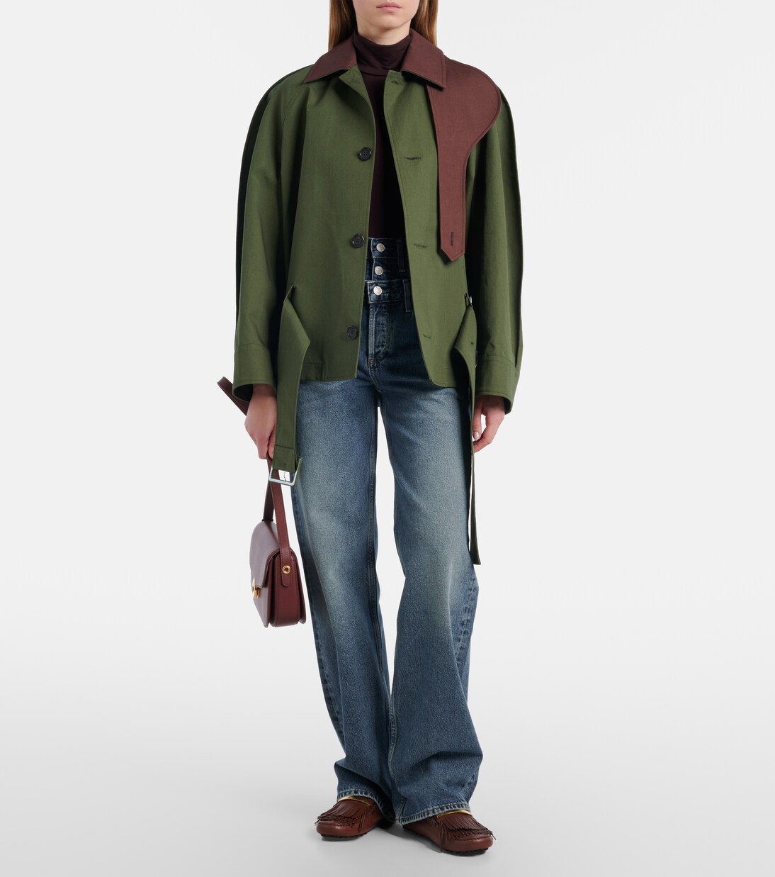 Elson high-rise wide-leg jeans | Agolde