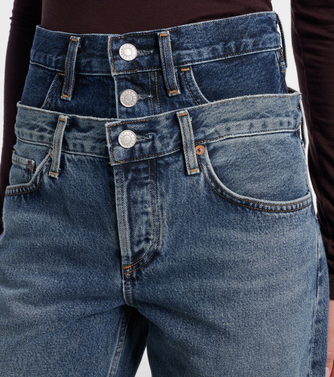 Elson high-rise wide-leg jeans | Agolde